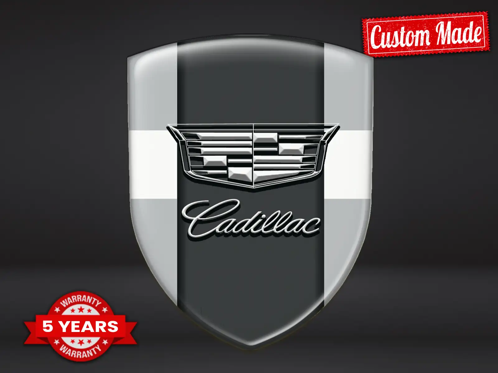 Cadillac Windschutzsticker Universal Exklusiv Anpassbar